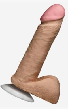 Nyheter Realistic Cock With Balls 6" Vanilla