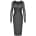 Black Dress With Zipper L