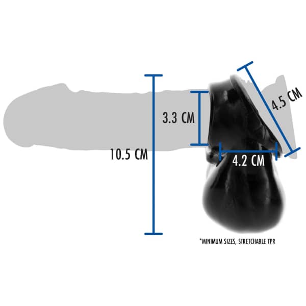 Kp ToyJoy Manpower Penis Ring with Scrotum Holder | Mshop.se