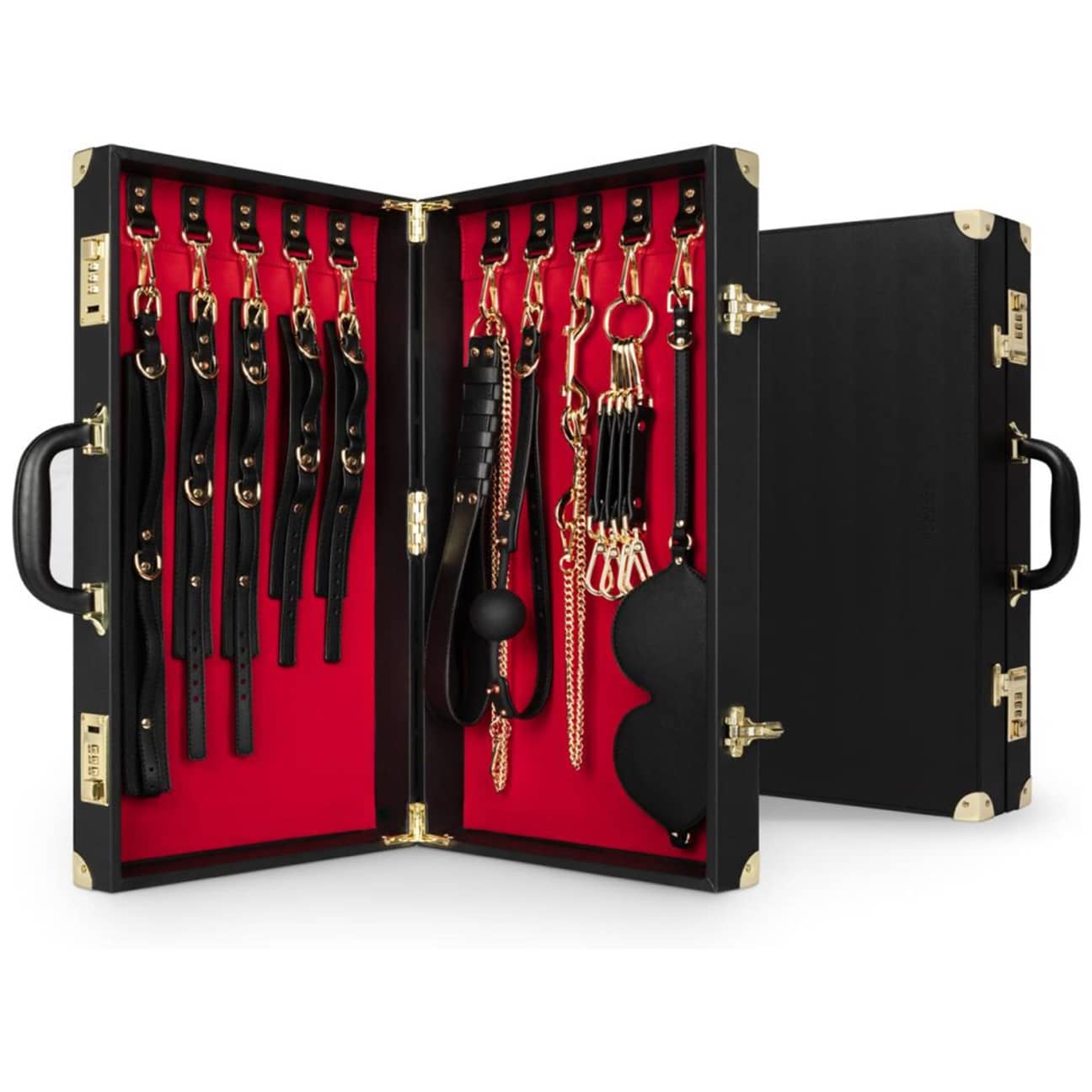 Bedroom Fantasies Bondage Suitcase – kitets innehåll utlagt