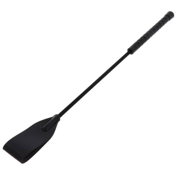 Hidden Desire Extreme Crop Flapper Whip Black
