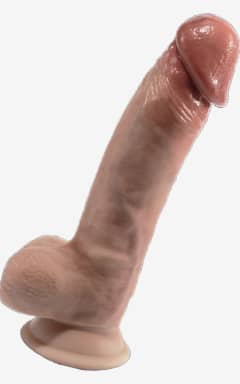 Dildo Silexd - Premium Real Skin Model 1 - Flesh - 8"
