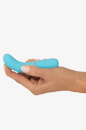 Vibratorer Cuties - Mini Vibrator Curved - Blue