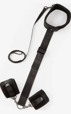 BDSM Sei Mio Neck Firmly In Check Adjustable Neck And Wrist Restraint Kit