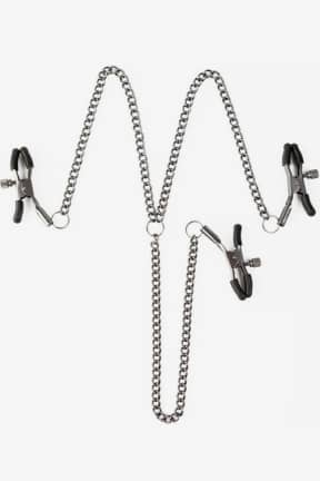 Bondage Sei Mio Triple Tease Adjustable Nipple & Clit Clamp Set