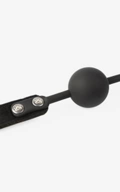 BDSM Sei Mio Strictly Come Quietly Soft Strap Silicone Ball Gag