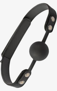 BDSM Sei Mio Strictly Come Quietly Soft Strap Silicone Ball Gag