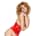 Black Level - Vinyl Waist Cincher - Red - S