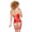 Black Level - Vinyl Corset - Red - S