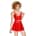 Black Level - Vinyl Skirt - Red - S