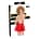 Black Level - Vinyl Skirt - Red - S