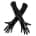 Black Level - Vinyl Gloves - Black - S
