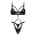 Obsessive - Crotchless Body Dame Controle - Black - OS