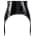 Black Level - Vinyl Suspender Belt - Black - L