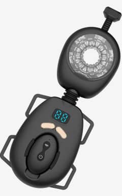 Sexleksaker för honom Orgastobator - 06 - Male Masturbator With Swing Function - Black