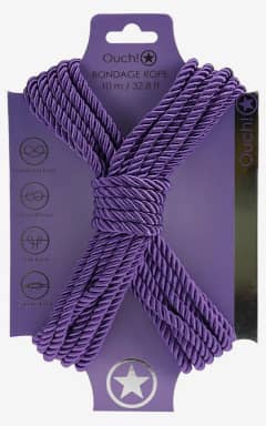 Nyheter Ouch! - Polyester Bondage Rope - Purple - 10m