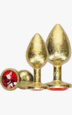 Buttplug Ouch! - Milan Collection Metal Anal Plug Set - Gold