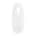 RealCock - LED Vibrating Straight Cock - Transparent - 18cm