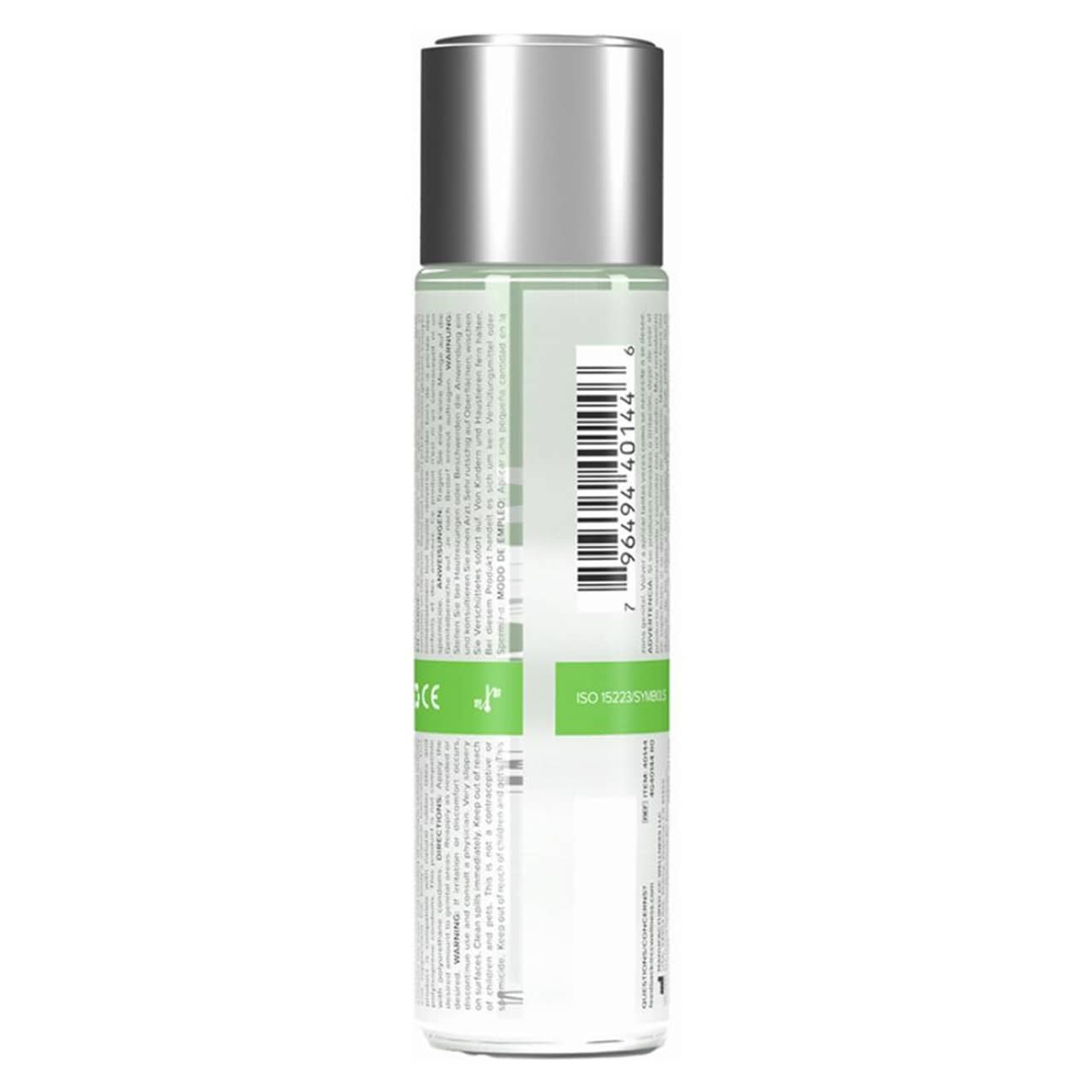 System JO Aloe Lubricant detaljbild av förpackning