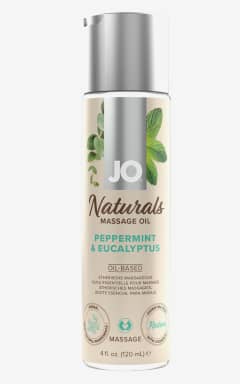 Alla System JO - Naturals Massage Oil - Peppermint And Eucalyptus - 120 ml