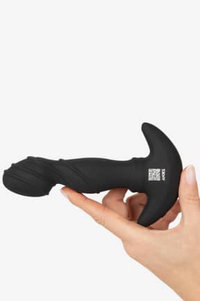 För honom Anos - Vibrating Prostate Plug With Moving Rings