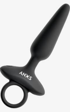 För honom Anos - Flexible Butt Plug With Vibrations