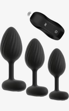 För honom Anos - RC Butt Plug Set With Vibration