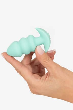 Anal Leksaker Cuties - Vibrating Mini Butt Plug - Turquoise