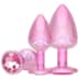 Ouch! - Paris Collection Metal Anal Plug Set - Pink