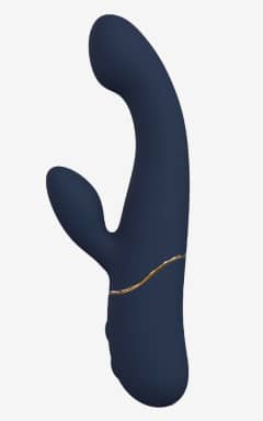 Njutningsleksaker Dreamtoys - Goddess Collection - Hestia Nodding Duo Vibrator - Blue