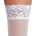 Cottelli Legwear - Hold Up Stockings - White - 4