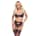 Cottelli Lingerie - Lace And Satin Set - Black - 75B/S