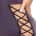Cottelli Dress Lacing Purple L