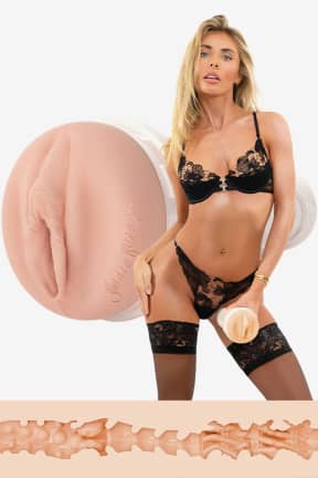 Njutningsleksaker Fleshlight - Bonnie Blue 1K Signature Vagina Beige