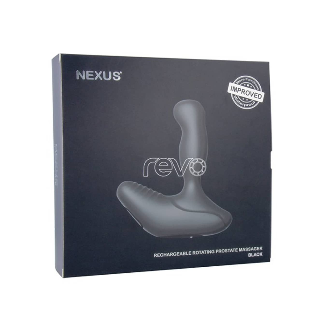 Nexus Revo Black detalj, silikonyta och perineumarm
