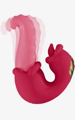 Vibratorer Teazers - Double Tongue Vibrator - Pink