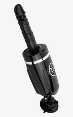 Nyheter Teazers - Thrusting Dildo Vibrator - Black