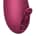 Fun Factory - Desire Air Pulse Vibrator - Wine Red