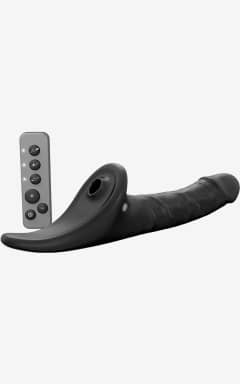 Njutningsleksaker Strap-On-Me - Multi Orgasm Realistic Dildo - Black - M