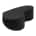 Bedroom Fantasies - The Heart Positioning Pillow - Black