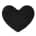 Bedroom Fantasies - The Heart Positioning Pillow - Black