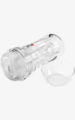 Njutningsleksaker PDX Extreme - Super Luscious Lips Self-Lubricating Stroker - Clear