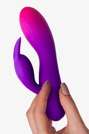 Vibratorer Rocks-Off - Glo-Girl Rabbit - Pink/Purple