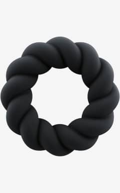 Njutningsleksaker Rocks-Off - Twisted C-Ring - Black