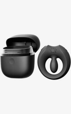 Appstyrda vibratorer Zalo - Apis Vibrating Couples Ring - Black