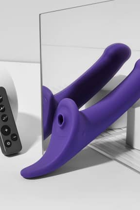 Njutningsleksaker Strap-On-Me - Multi Orgasm Dildo - S - Purple