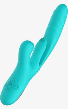 Njutningsleksaker Good Vibes Only - Lisa Thrusting Rabbit Vibrator with G-Spot Stimulator