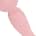 Good Vibes Only - Double-Sided Wand Vibrator - Soft Silicone - Pink