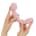 Good Vibes Only - Double-Sided Wand Vibrator - Soft Silicone - Pink