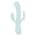 Good Vibes Only - Triple Stimulation Vibe - Soft Silicone - Blue